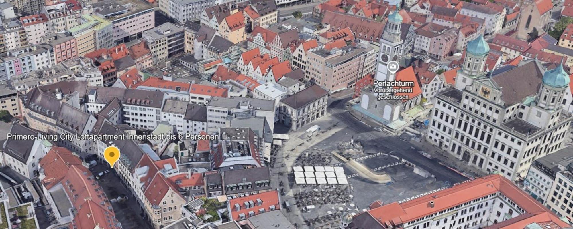 Primero City-Loftdomizil Innenstadt 84Qm Mit Grosser Gemeinschaftsterrasse Augsburgo Exterior foto